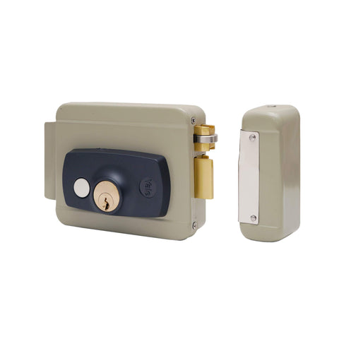 Yale Electric Rim Lock with YN Finish