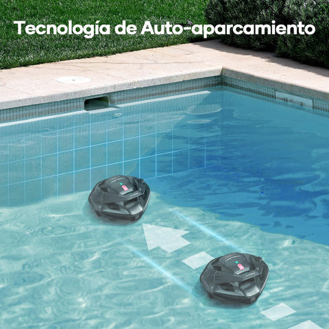 AIPER Seagull SE Pool Robot, Pool Vacuum Cleaner Lasts 90 Minutes, LED Indicator, Automatic Parking, Robot Pool Cleaner for Flat Above Ground Pools up to 80 m²