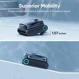 AIPER Scuba X1 Cordless Robotic Pool Cleaner, 6600 GPH High-Power Suction with Dual-Jet, Multi-Layer Filtration System, Horizontal Waterline Scrubbing, Ideal for Inground Pools