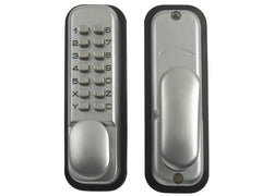 Yale Locks PDL01SC Push Button Door Lock - Chrome Finish