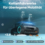AIPER Scuba S1 Pro Pool Robot Floor and Wall with Horizontal Waterline Cleaning, Intelligent Navigation, 180 Minutes Battery Life, Pool Vacuum Cleaner, Ideal for Recessed Pools up to 200 m²