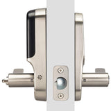 Yale Assure Lever, Touchscreen Keypad Door Lever (for doors with no deadbolt) - Keyless entry with pin code unlocking and one-touch or Auto-Locking - Satin Nickel