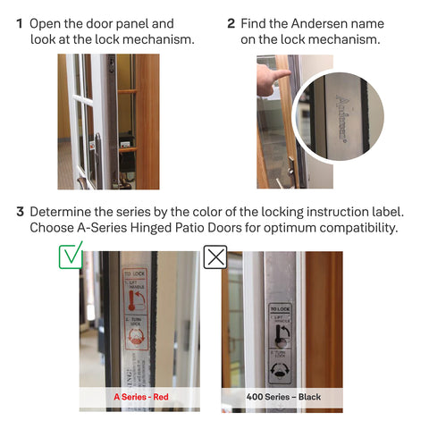 Yale Assure Lock for Andersen Patio Doors, Z-Wave Plus, Works with Ring Alarm, Samsung SmartThings, Wink and More (Hub required, sold separately) - Satin Nickel