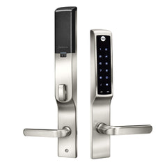 Yale Assure Lock for Andersen Patio Doors, Z-Wave Plus, Works with Ring Alarm, Samsung SmartThings, Wink and More (Hub required, sold separately) - Satin Nickel