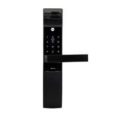 Yale YDM 7116 Smart Door Lock with Biometric, Pin, RF Card, Bluetooth, Mechanical Keys and App Enabled Access, WiFi Optional (Matt Black Finish)