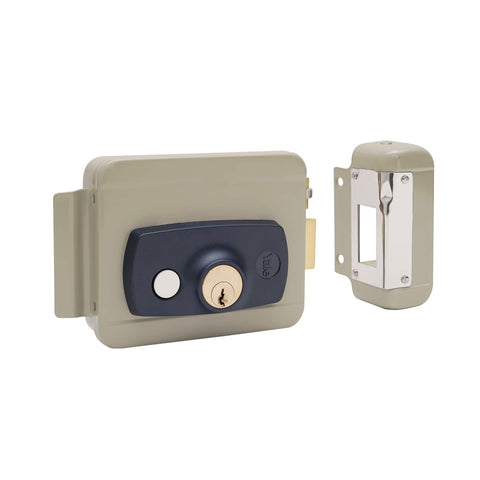 Yale Electric Rim Lock with YN Finish