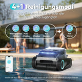 AIPER Scuba S1 Pro Pool Robot Floor and Wall with Horizontal Waterline Cleaning, Intelligent Navigation, 180 Minutes Battery Life, Pool Vacuum Cleaner, Ideal for Recessed Pools up to 200 m²
