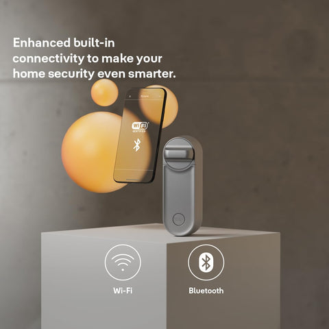 Yale Linus Smart Lock L2 in Silver | Keyless Access | Easy Installation | Remote Lock and Unlock | Virtual Keys | Real-time Alerts | Compatible with The Yale Home app