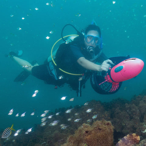 Yamaha RDS 200 Diving Scooter Underwater Sea Scooter Red/Black