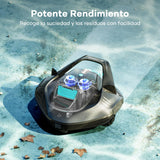 AIPER Seagull SE Pool Robot, Pool Vacuum Cleaner Lasts 90 Minutes, LED Indicator, Automatic Parking, Robot Pool Cleaner for Flat Above Ground Pools up to 80 m²